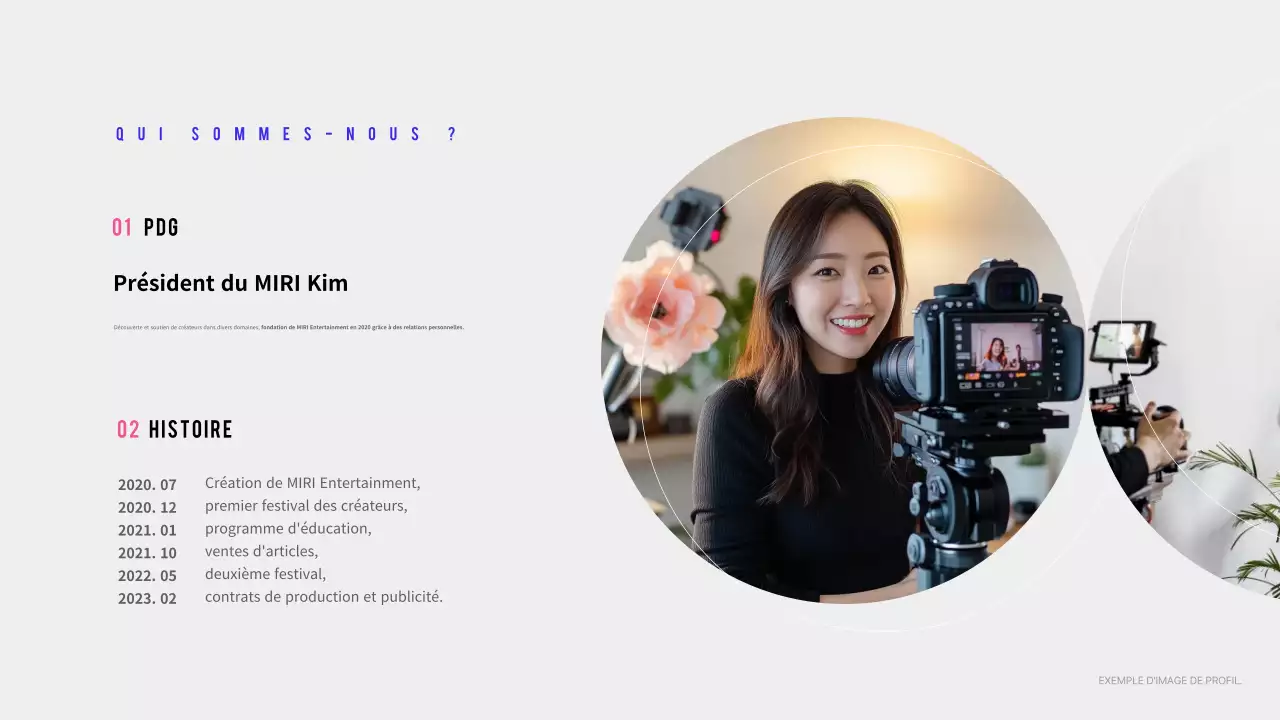 Publicité pour la musique moderne bleu marine