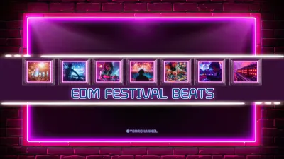 Neon Retro Music Promotion YouTube Thumbnail