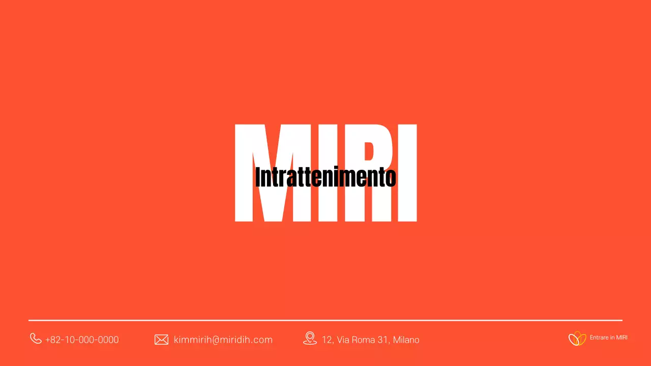 Promuovere l'intrattenimento arancione retrò e kitsch