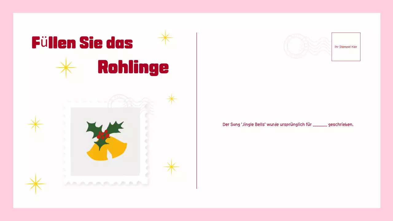 TRENDIGE LUSTIGE ILLUSTRATION WEIHNACHTS-QUIZ-SPIEL FÜR KINDER