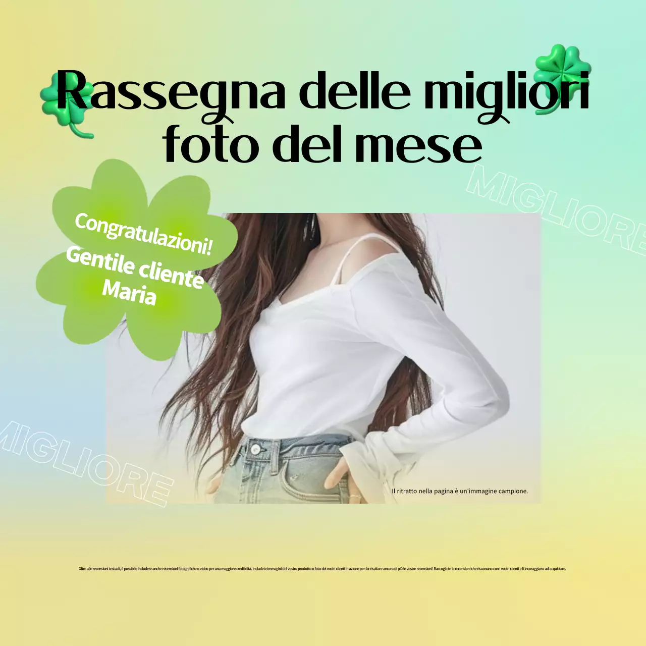 Annuncio di recensione di Mauve Modern