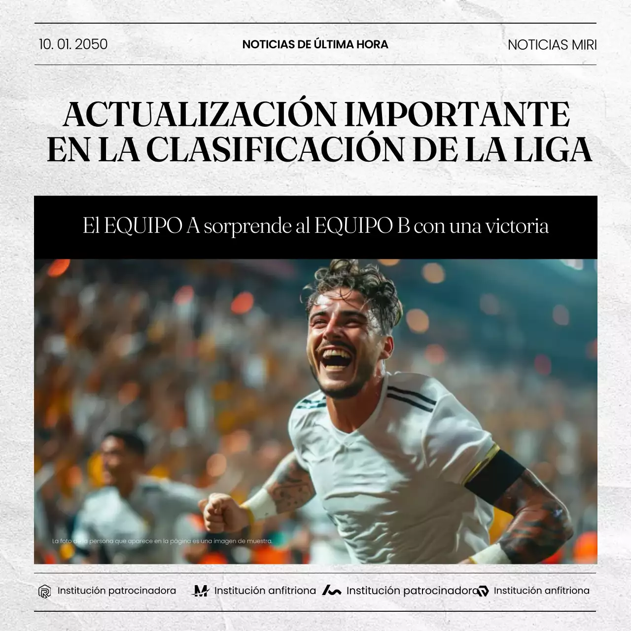 anuncio deportivo moderno negro