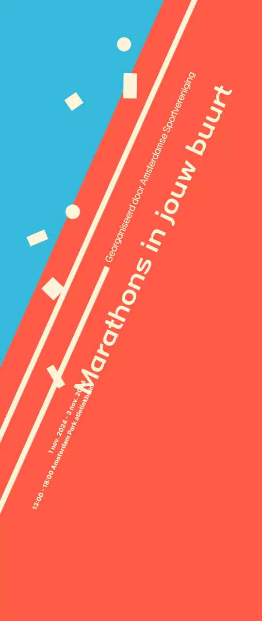 Fel oranje marathonevenement