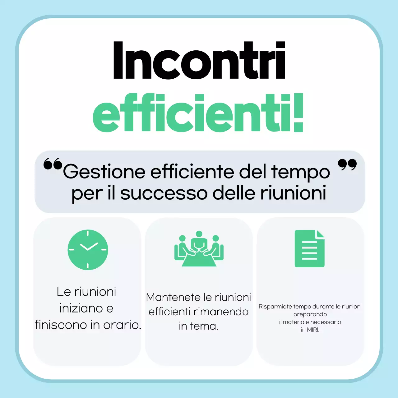 Guida alle riunioni di Mint Cozy