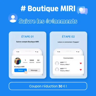 Guide de l'événement Blue Modern