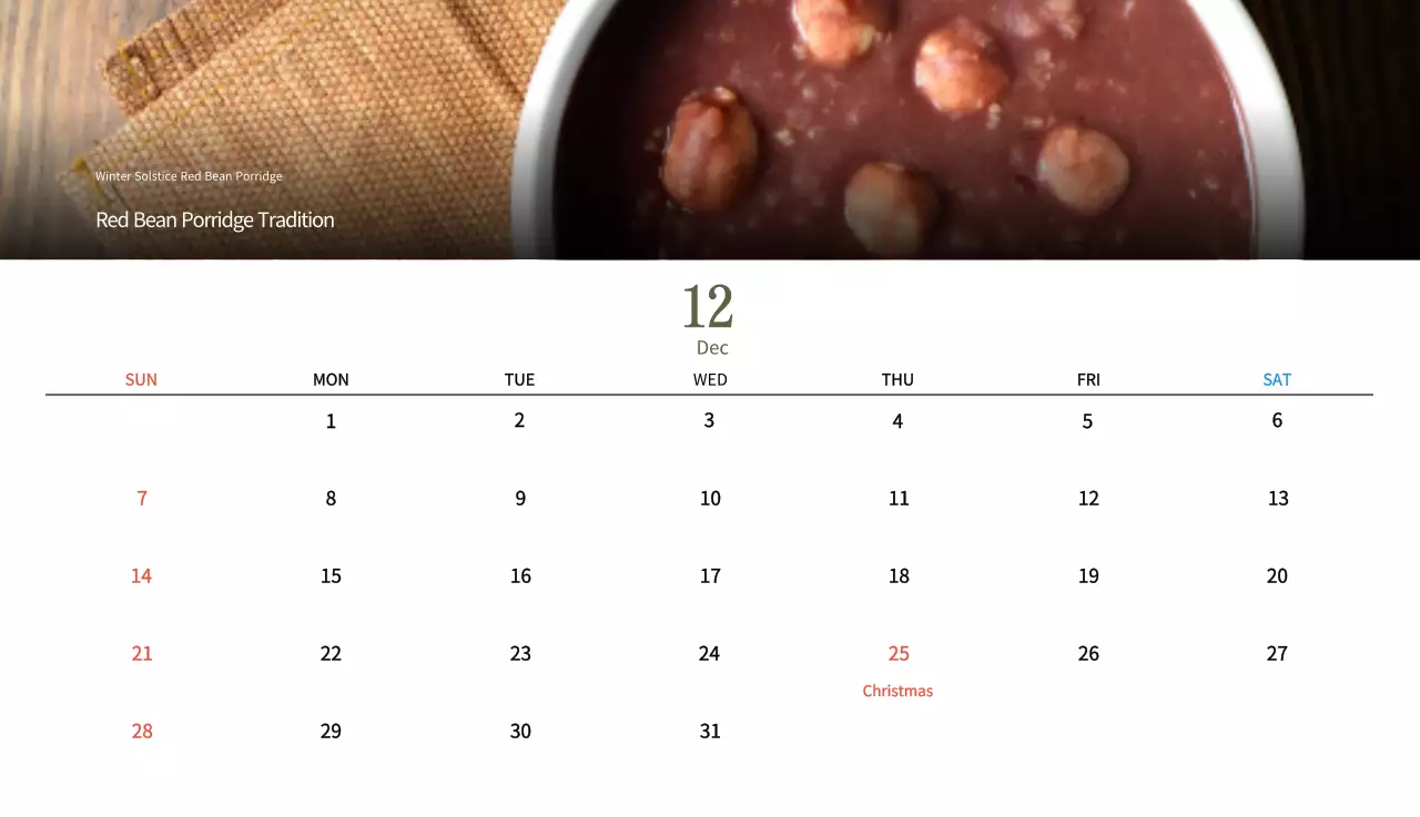 Kalender Makanan Tradisional Krem