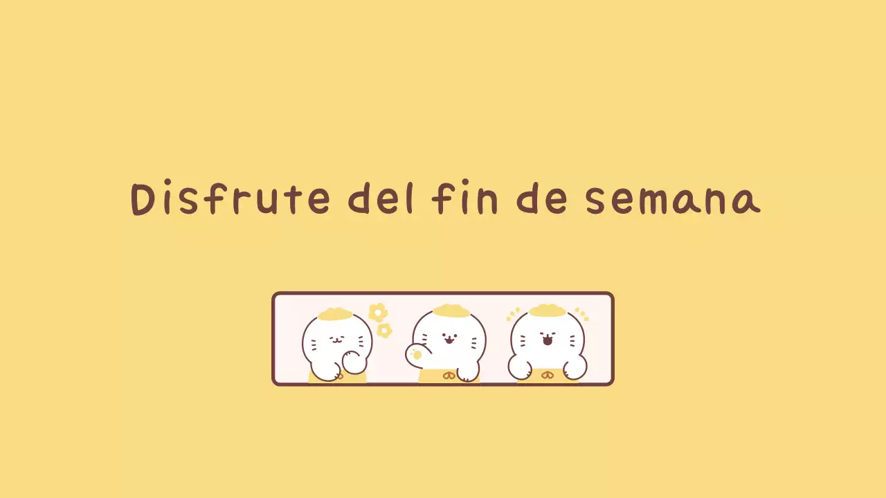 Agenda escolar amarilla sencilla