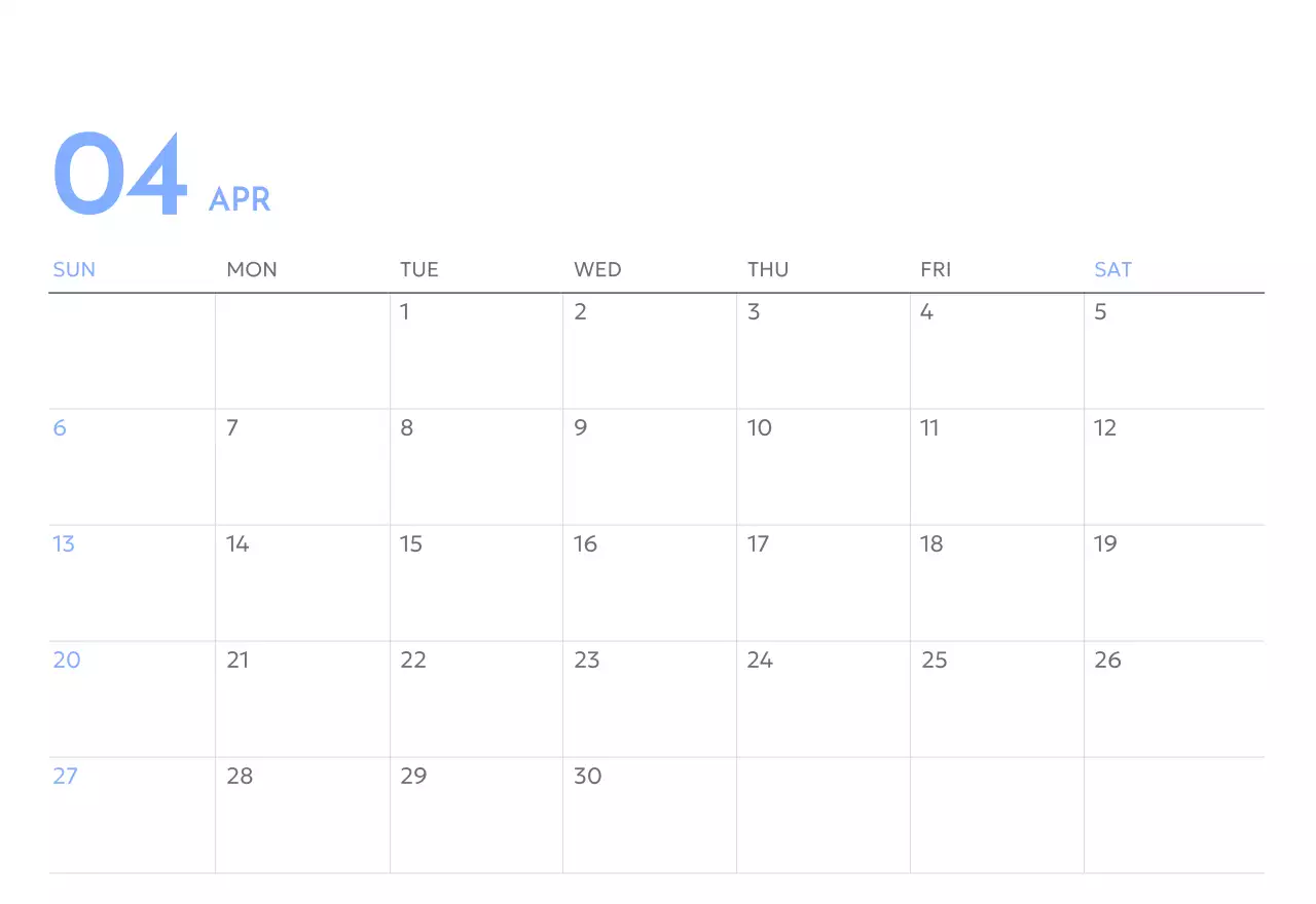 Kalender pelacak sasaran foto dengan percikan warna biru