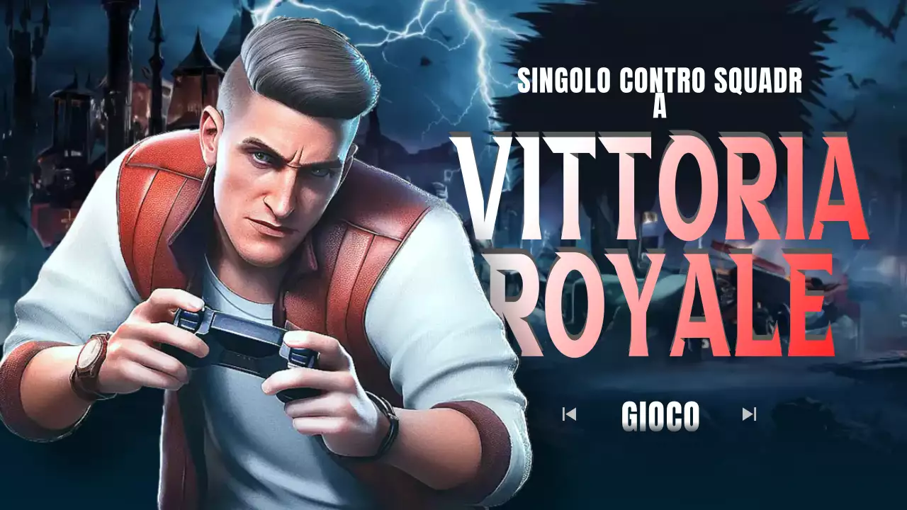 Pubblicità di gioco moderna e colorata