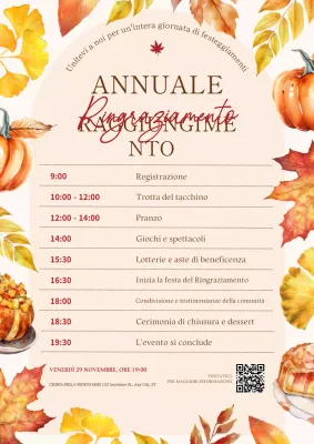 Distribuzione annuale di calore per il Ringraziamento