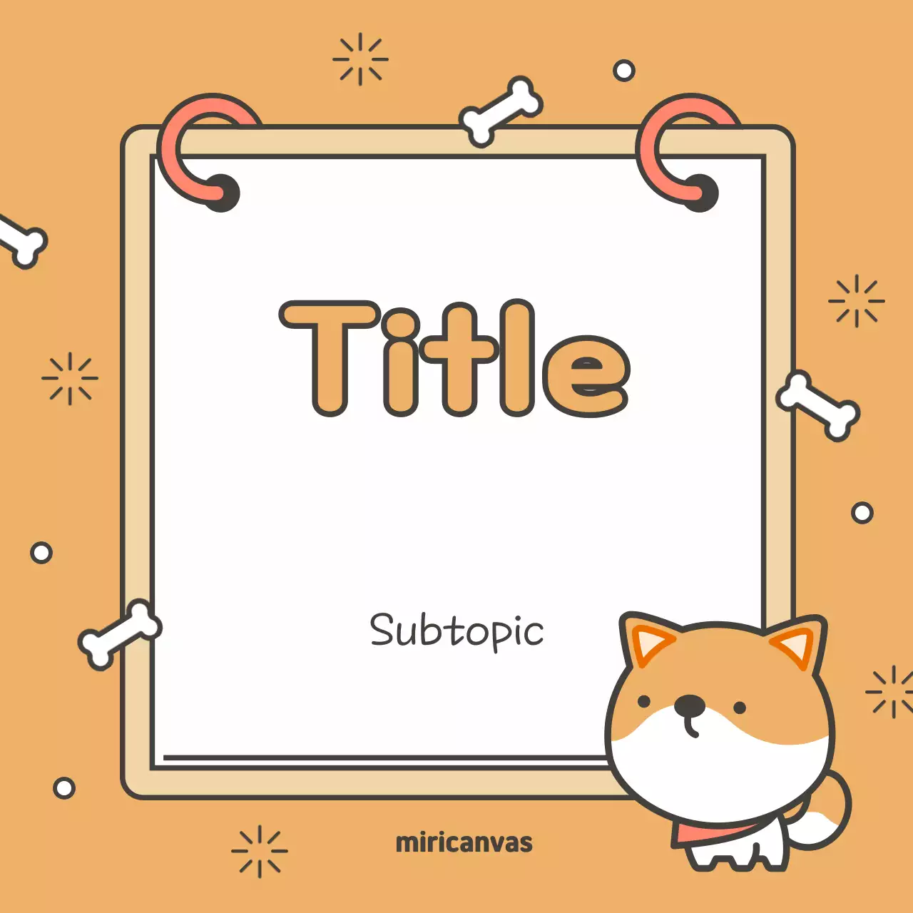 Modelos de animais fofos bege Instagram Carousel