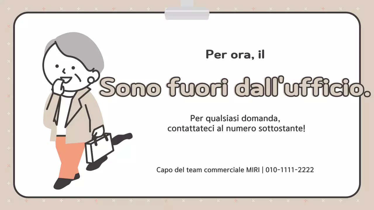 Annuncio aziendale astratto semplice