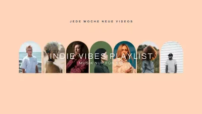 beige moderne Musik Wiedergabeliste