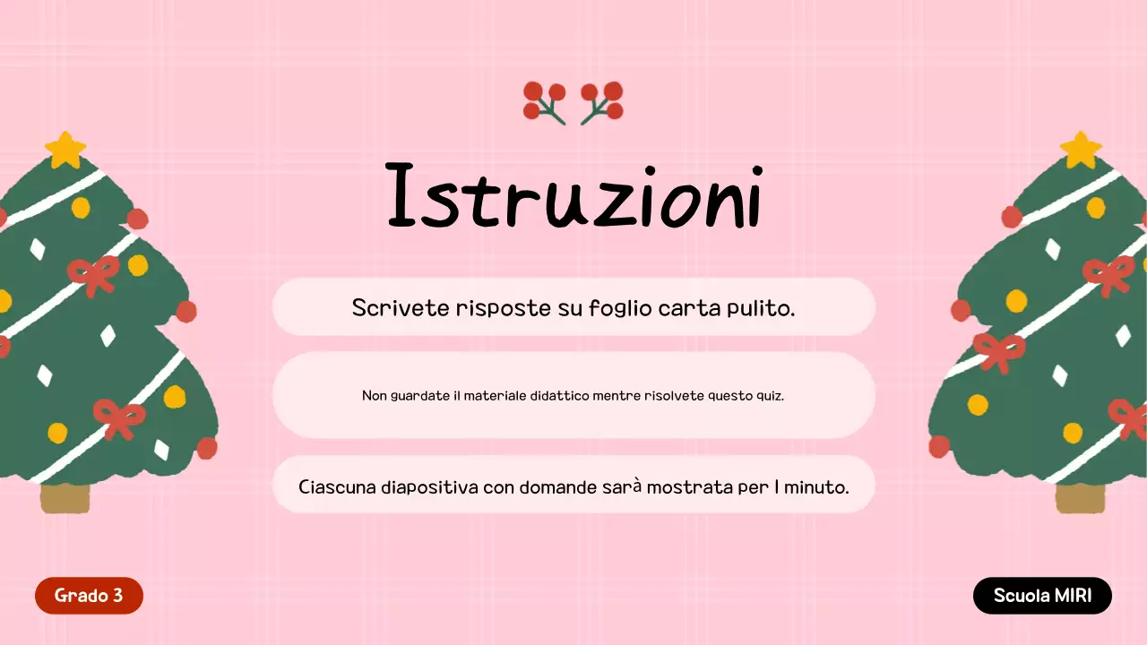 Invito festivo verde