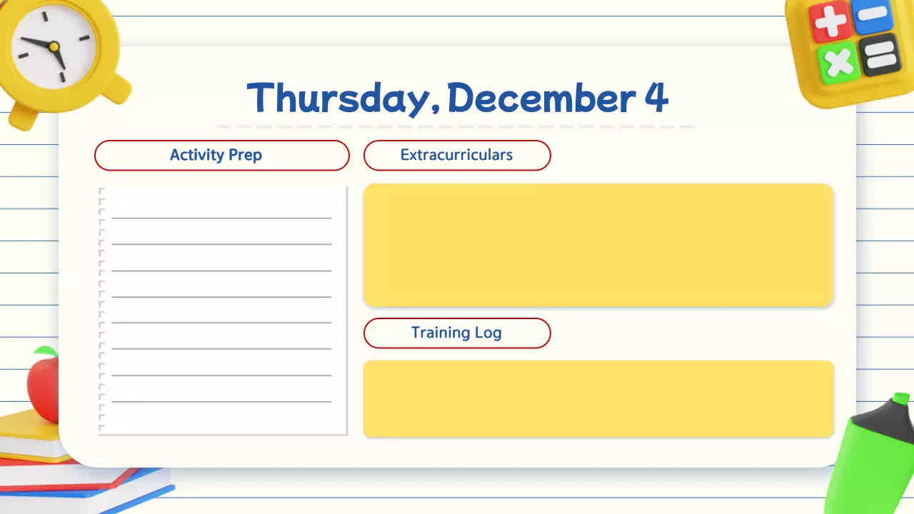 Bài thuyết trình về Kế hoạch lớp học đơn giản màu vàng