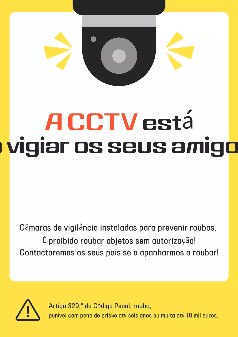 Amarelo Conselhos de segurança simples