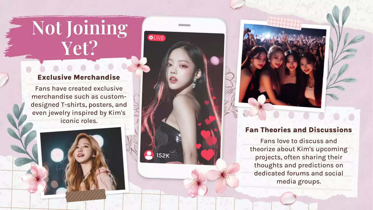 Pink Floral Drama Pitch Presentation