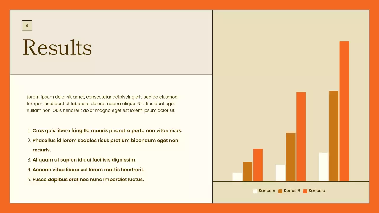 Orange Modern Project Presentation