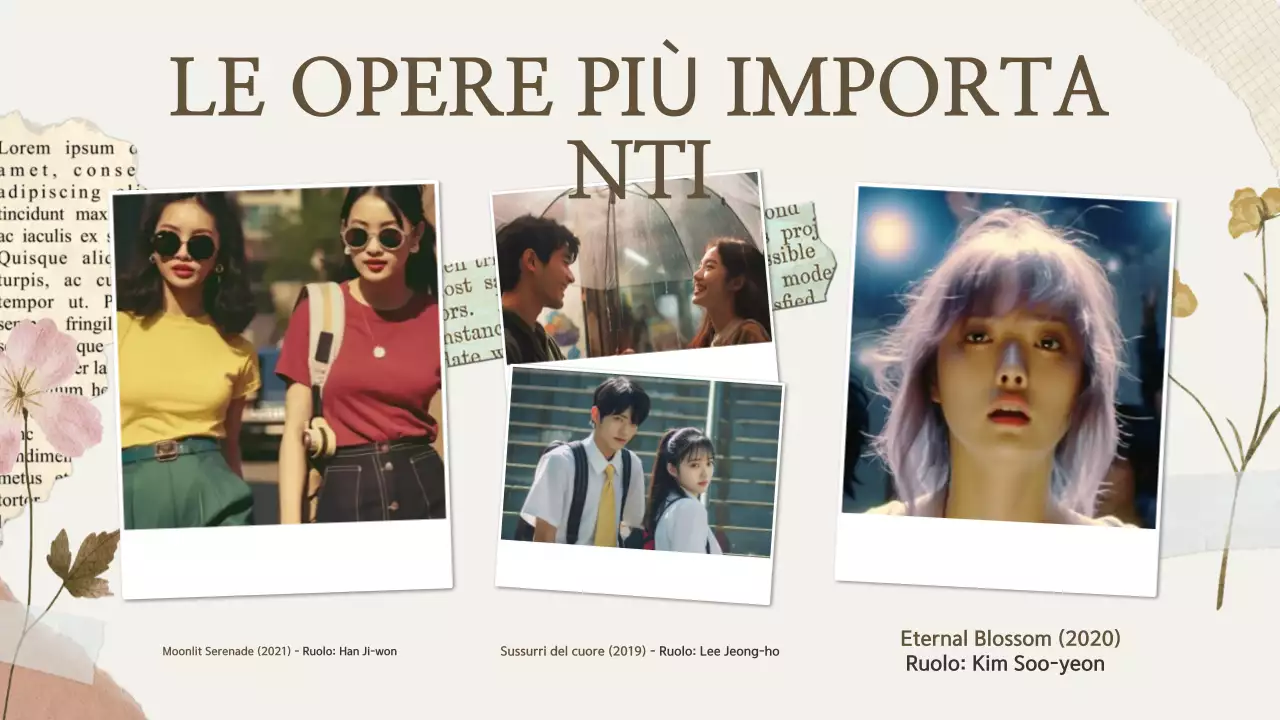 Beige Estetica Scrapbook Trendy Fandom Attore Attrice K-Drama