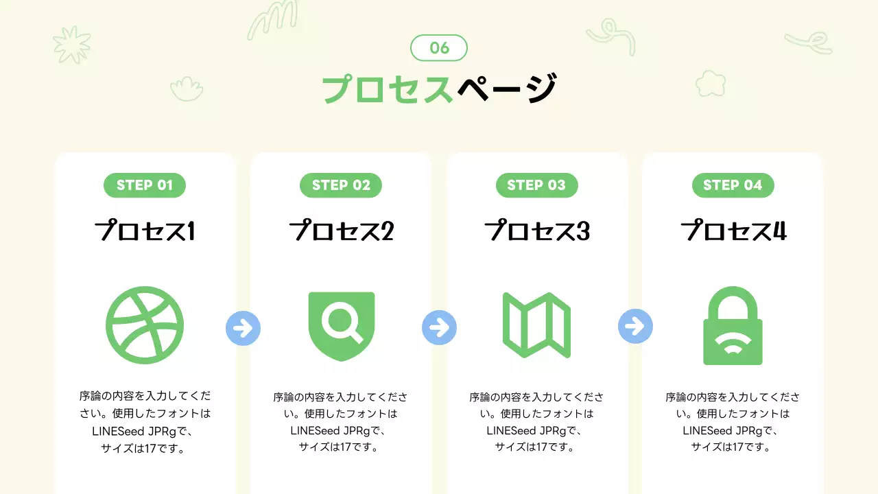 アイボリー シンプル ビジネス 報告書 プレゼンテーション