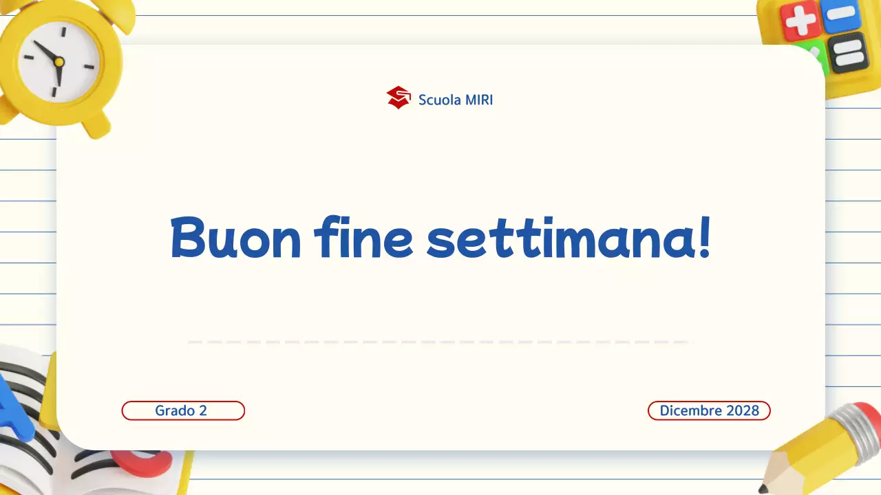 presentazione dell'agenda della classe di istruzione 3d beige semplice