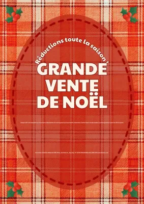 promotion des fêtes de fin d'année du millésime rouge