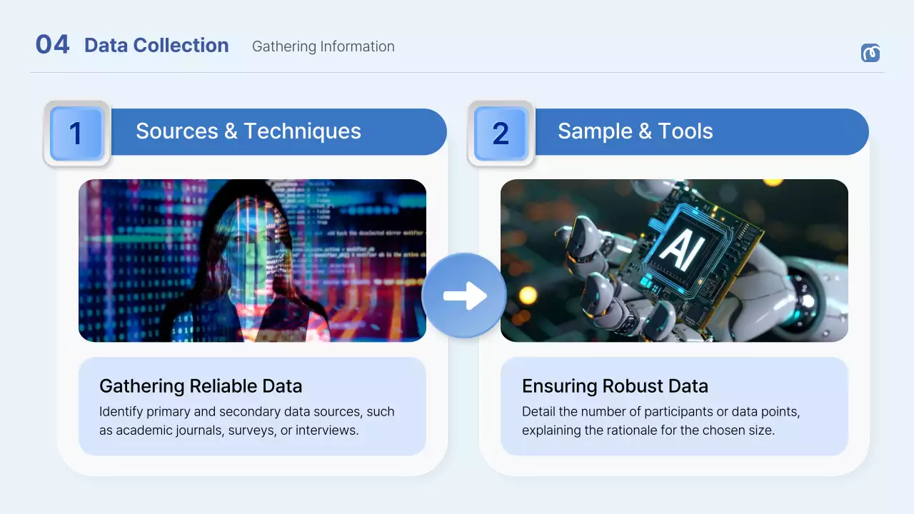 Blue Professional Thesis Guide Presentation