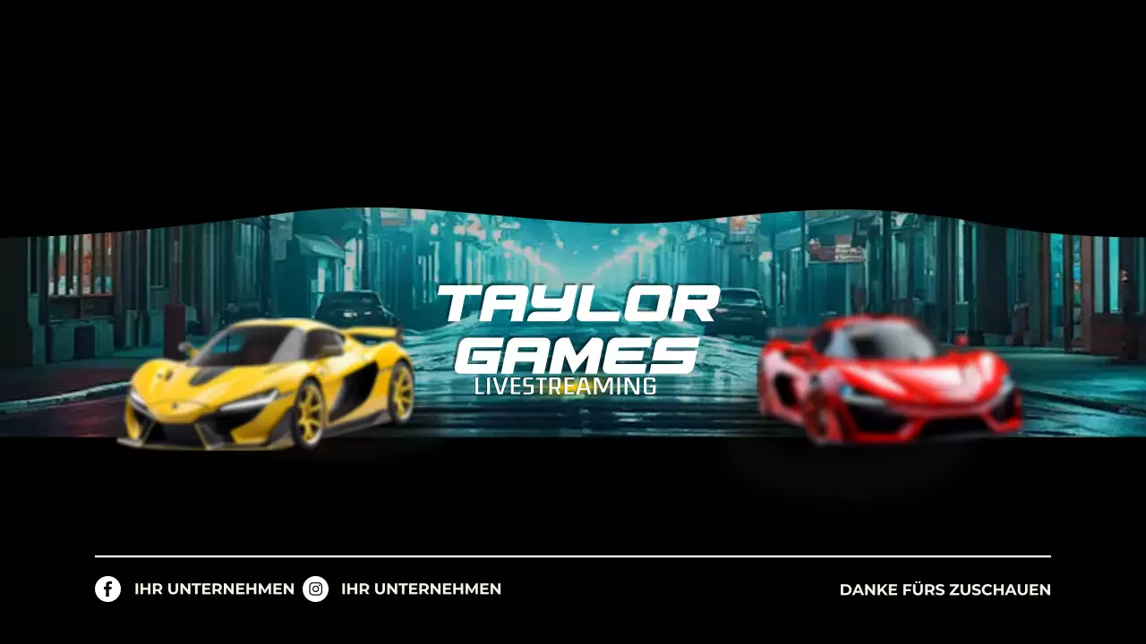 schwarz modern gaming anzeige