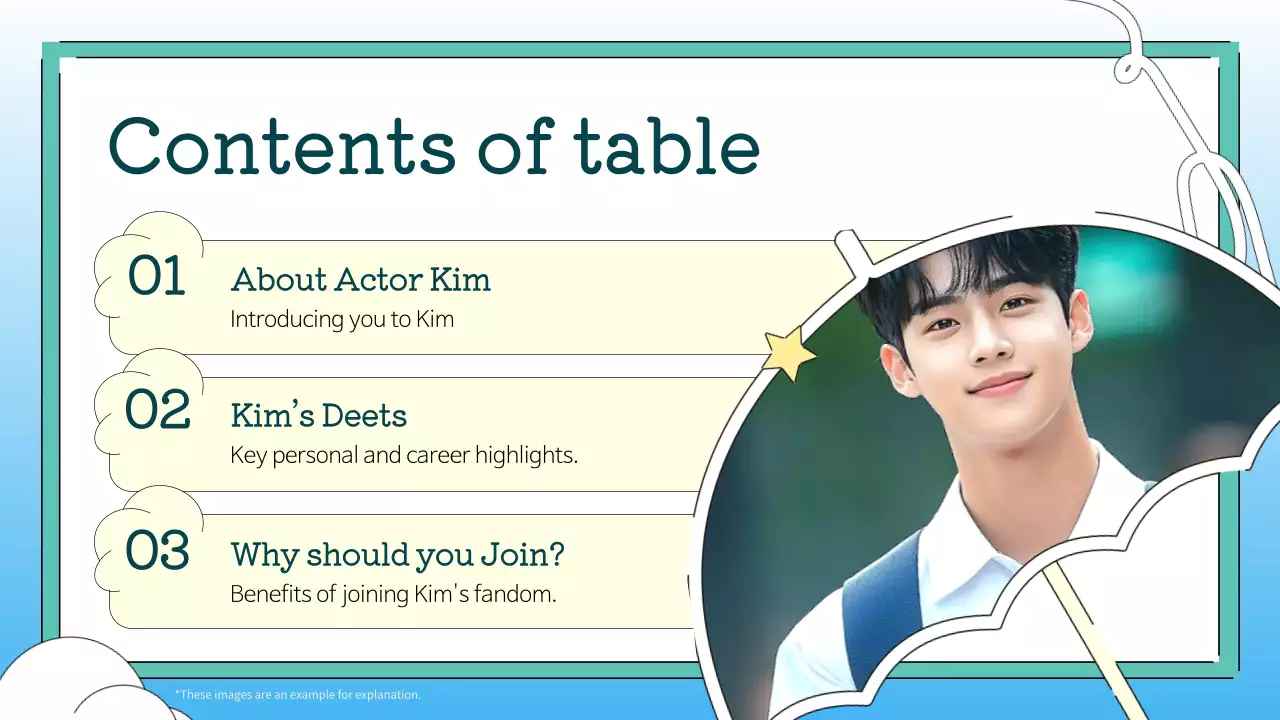 Blue Trendy K-Drama Pitch Presentation
