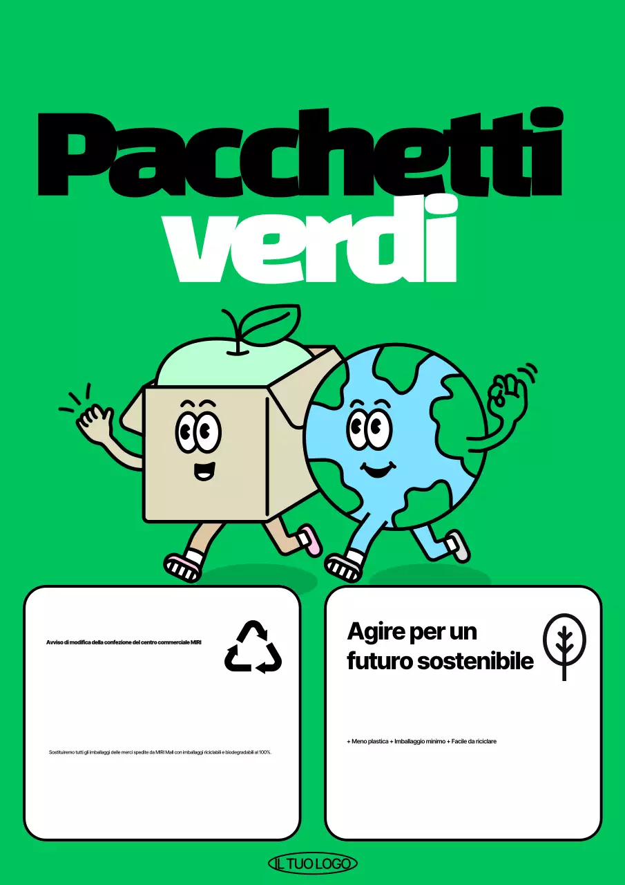Pacchetti ecologici e accoglienti