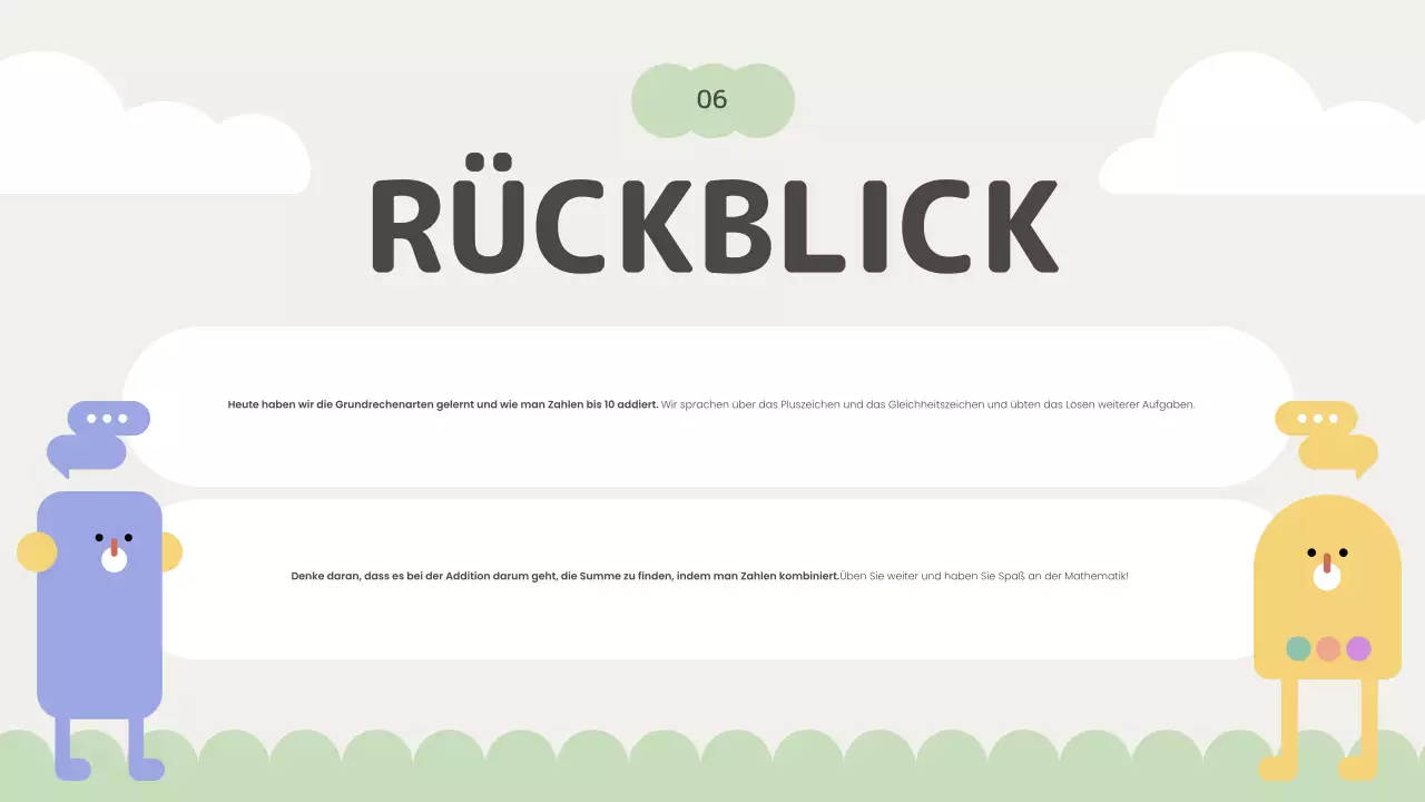 Rosa moderner Mathekurs