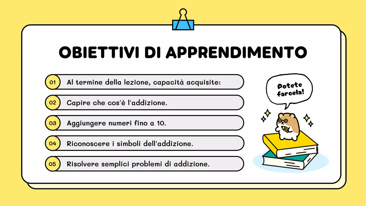 modello di educazione ludica giallo