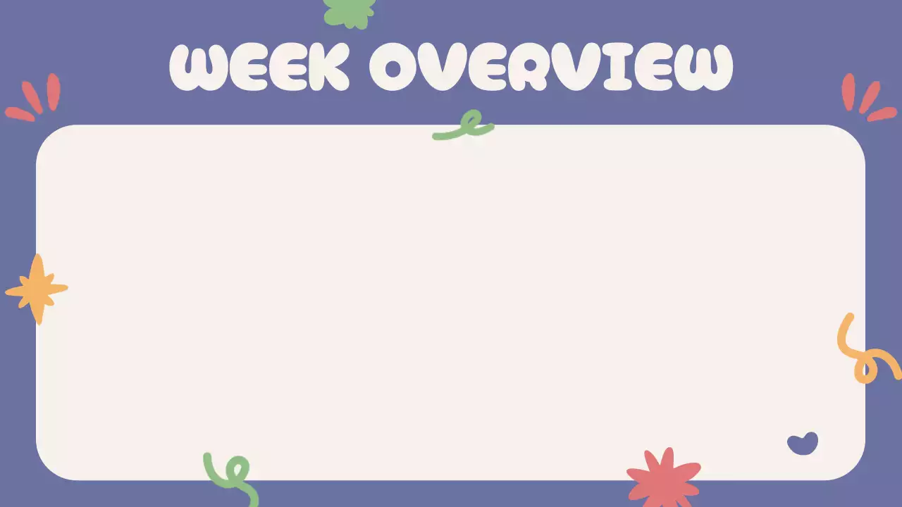 Purple Playful Class Planner Presentation