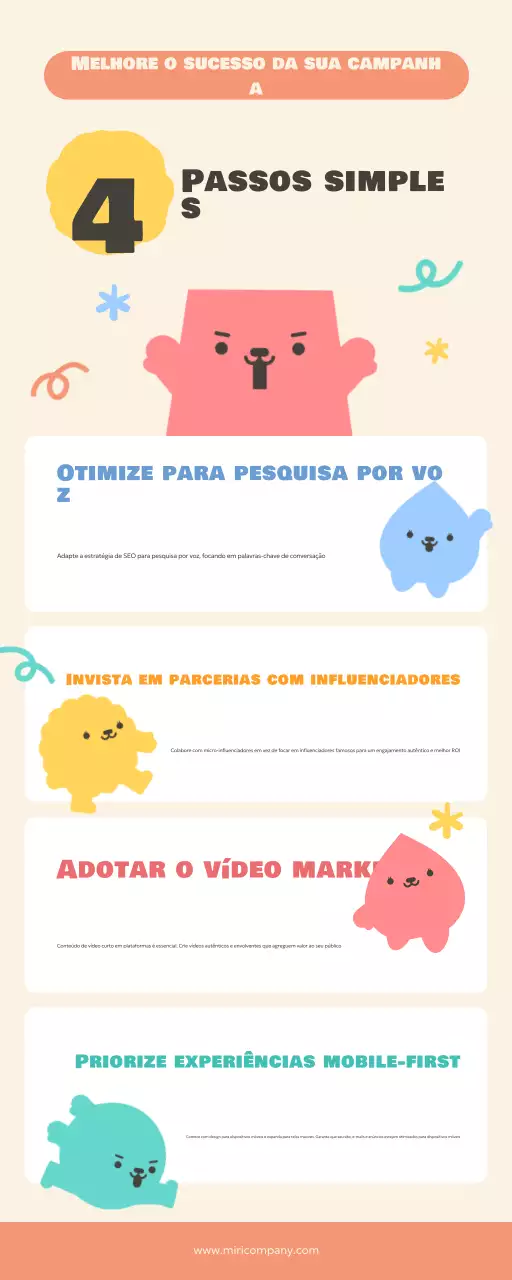 guia de marketing moderno e colorido