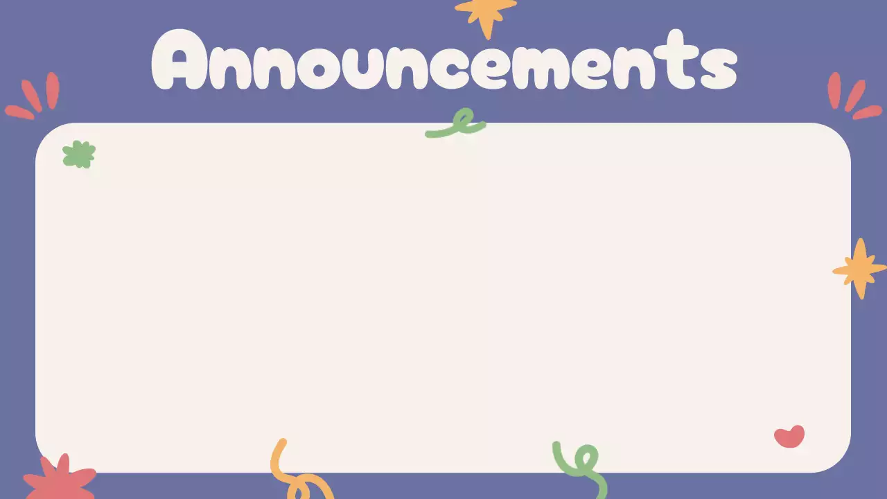 Purple Playful Class Planner Presentation