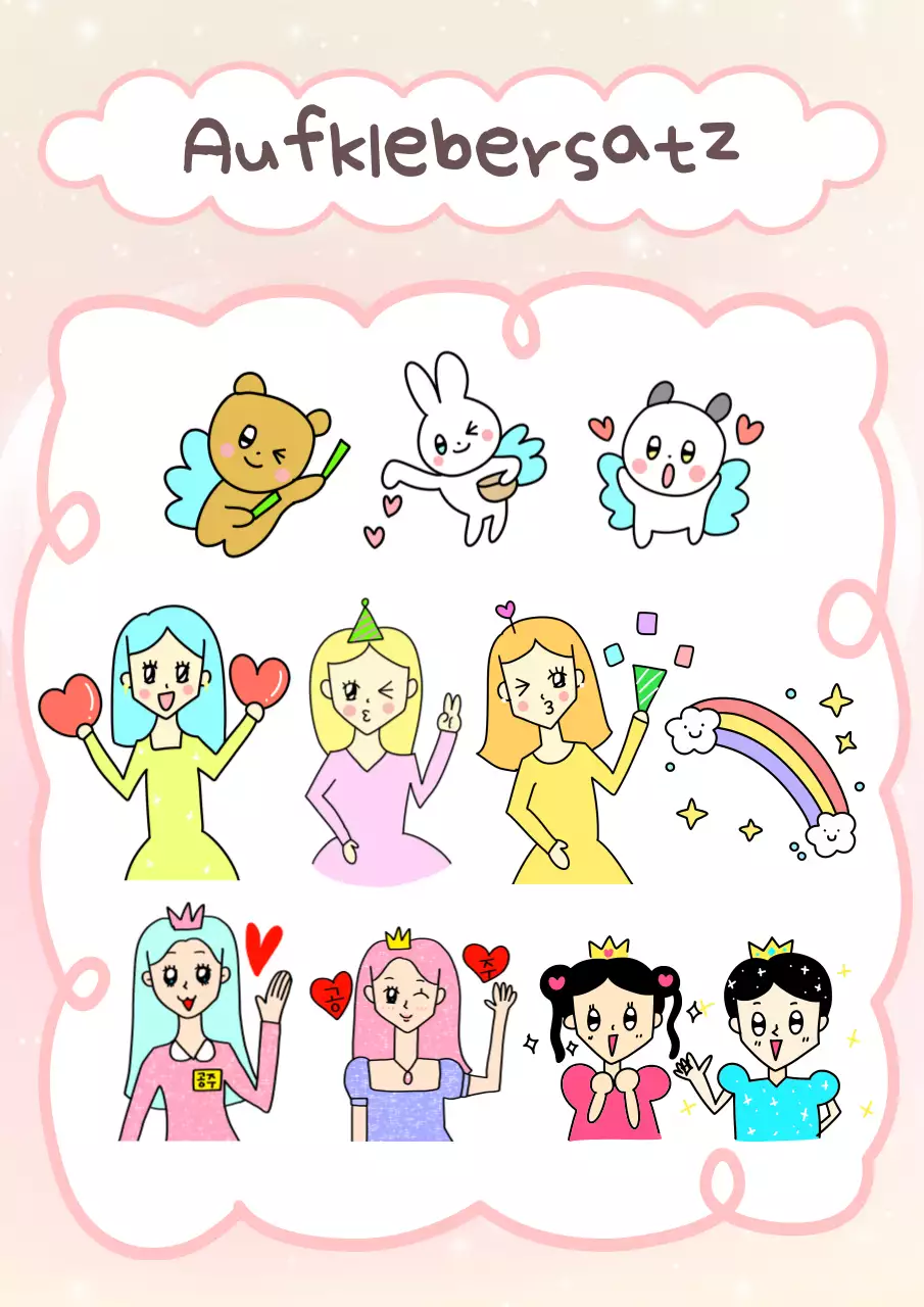 Rosa süßes Anschreiben Wortlaut