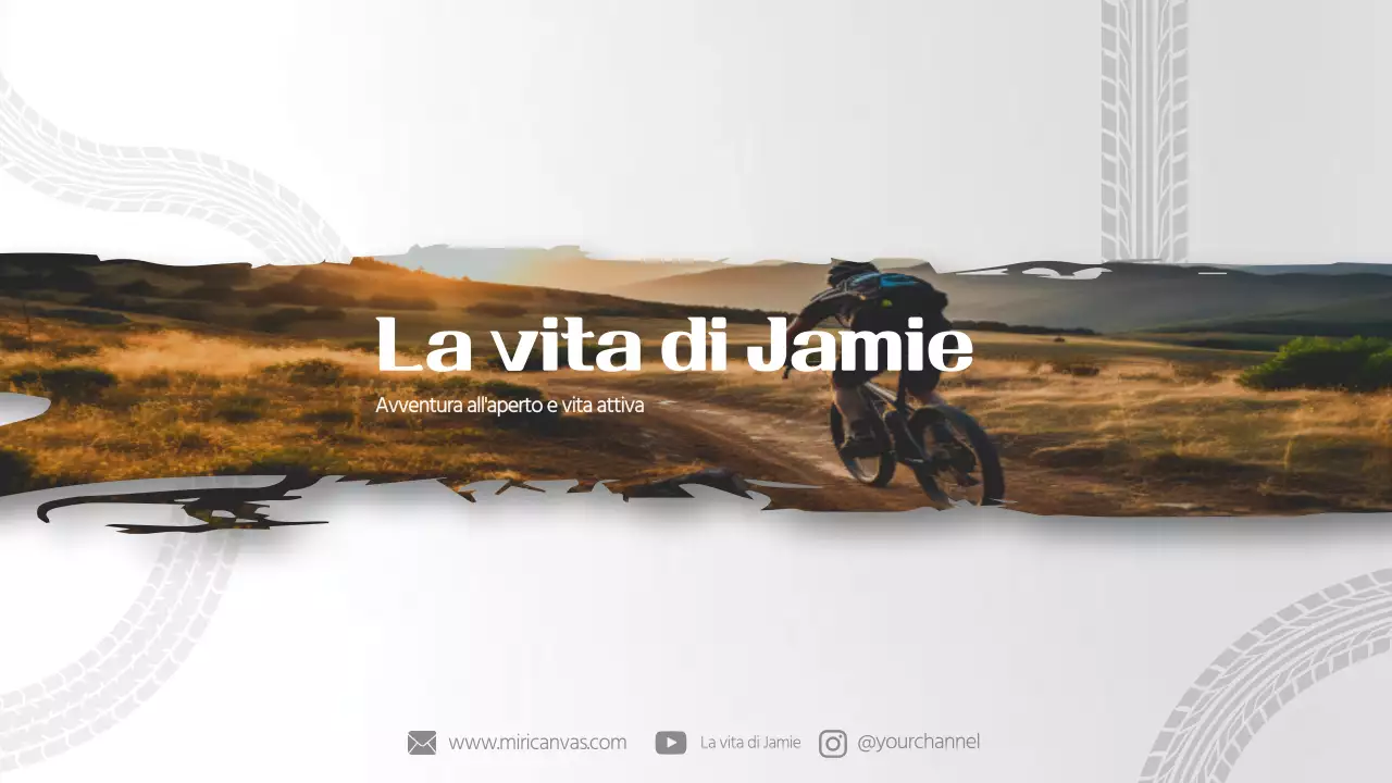 banner del canale avventura moderno beige