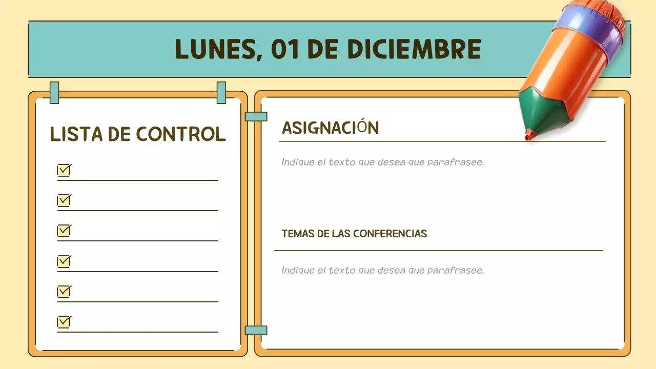 agenda pop class naranja y verde