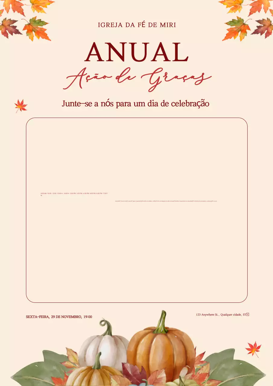 bege evento tradicional de Ação de Graças