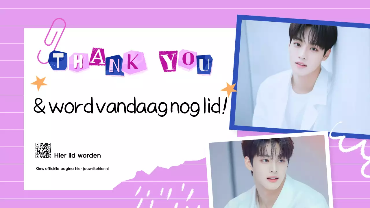 Paars Trendy Drama Promotie