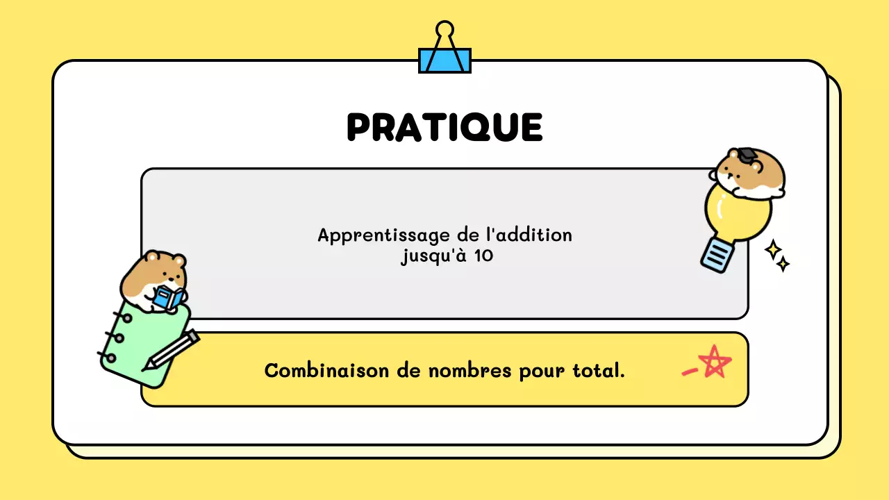 modèle d'éducation ludique jaune