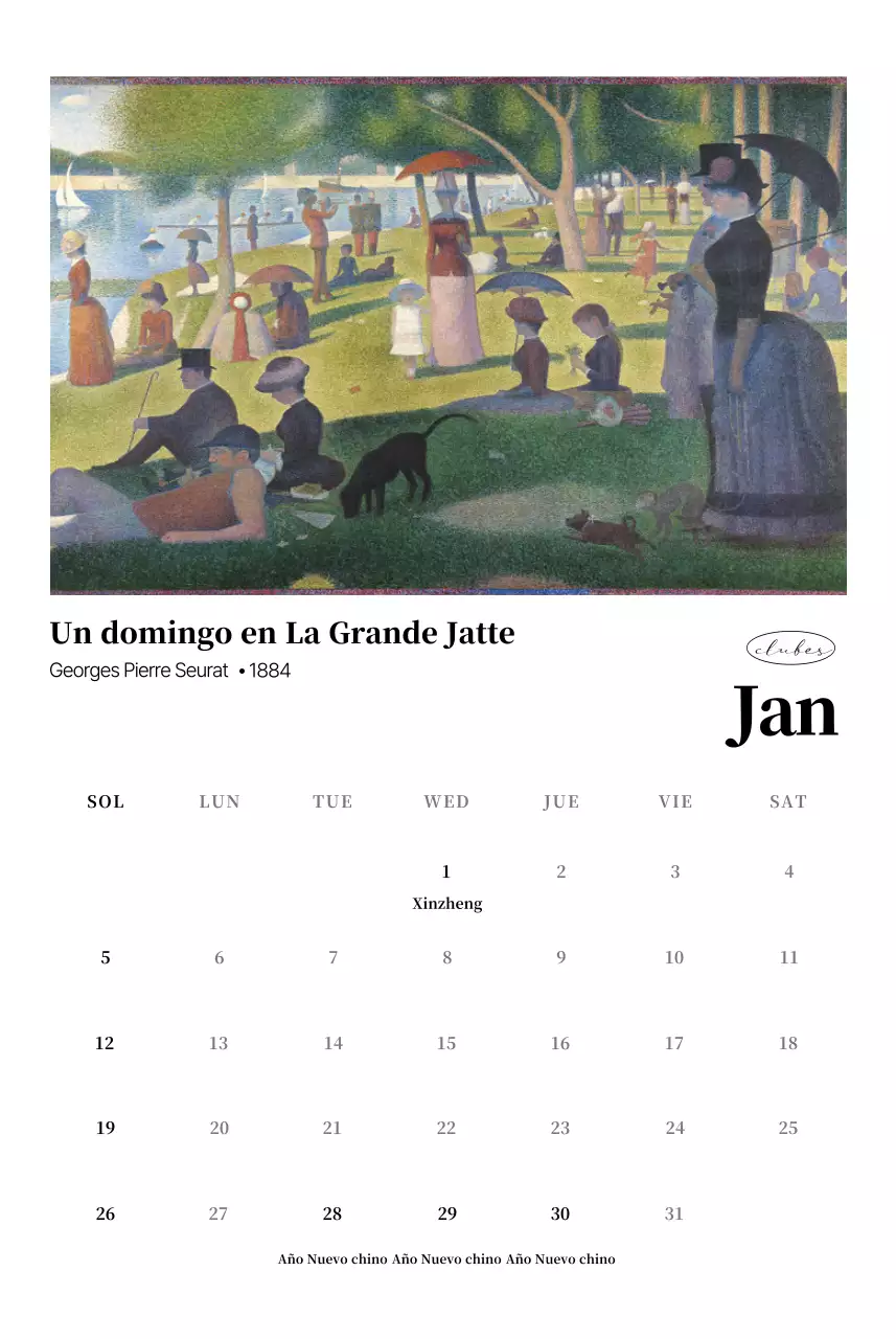 Calendario de Arte Clásico