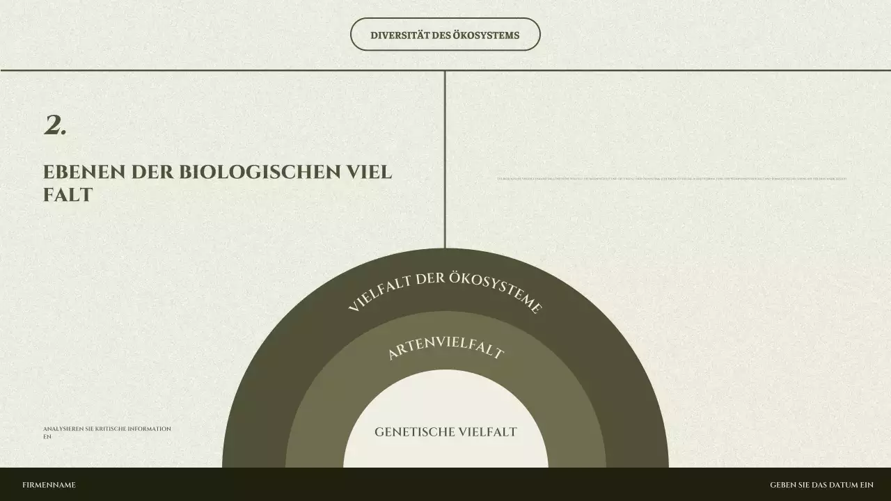 Salbei-Minimalökosystem-Präsentation