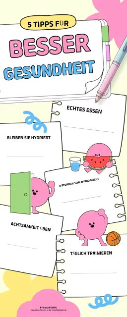 Pastell Gesunde Lebensweise Tipps