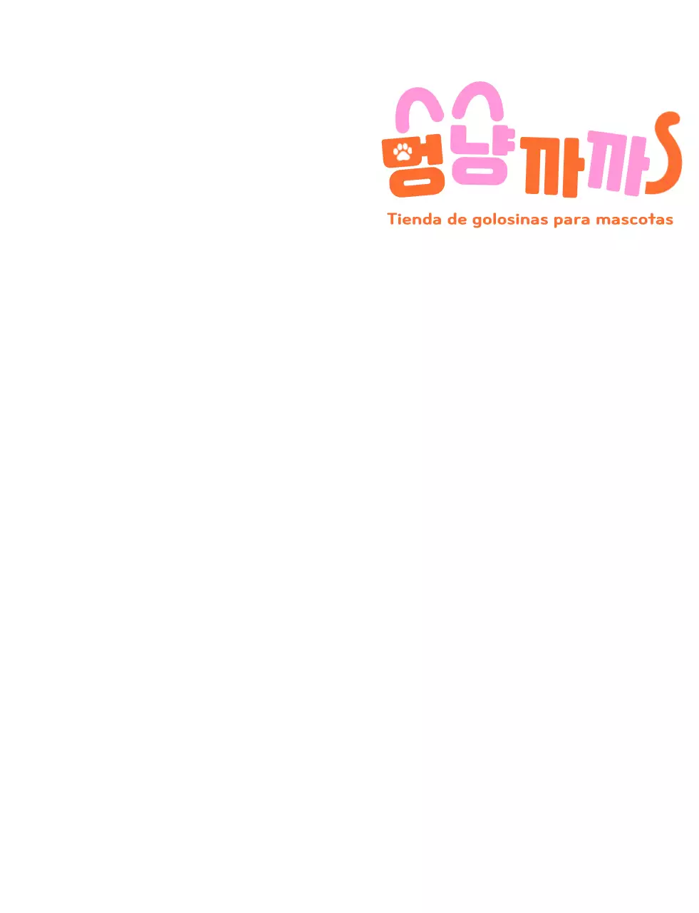 Logotipo rosa simple para mascotas