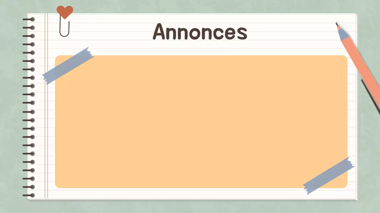 Simple Pastel Notebook Class Agenda for School