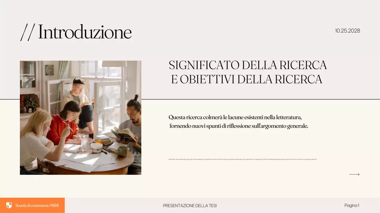 Beige Presentazione di tesi di laurea educativa moderna