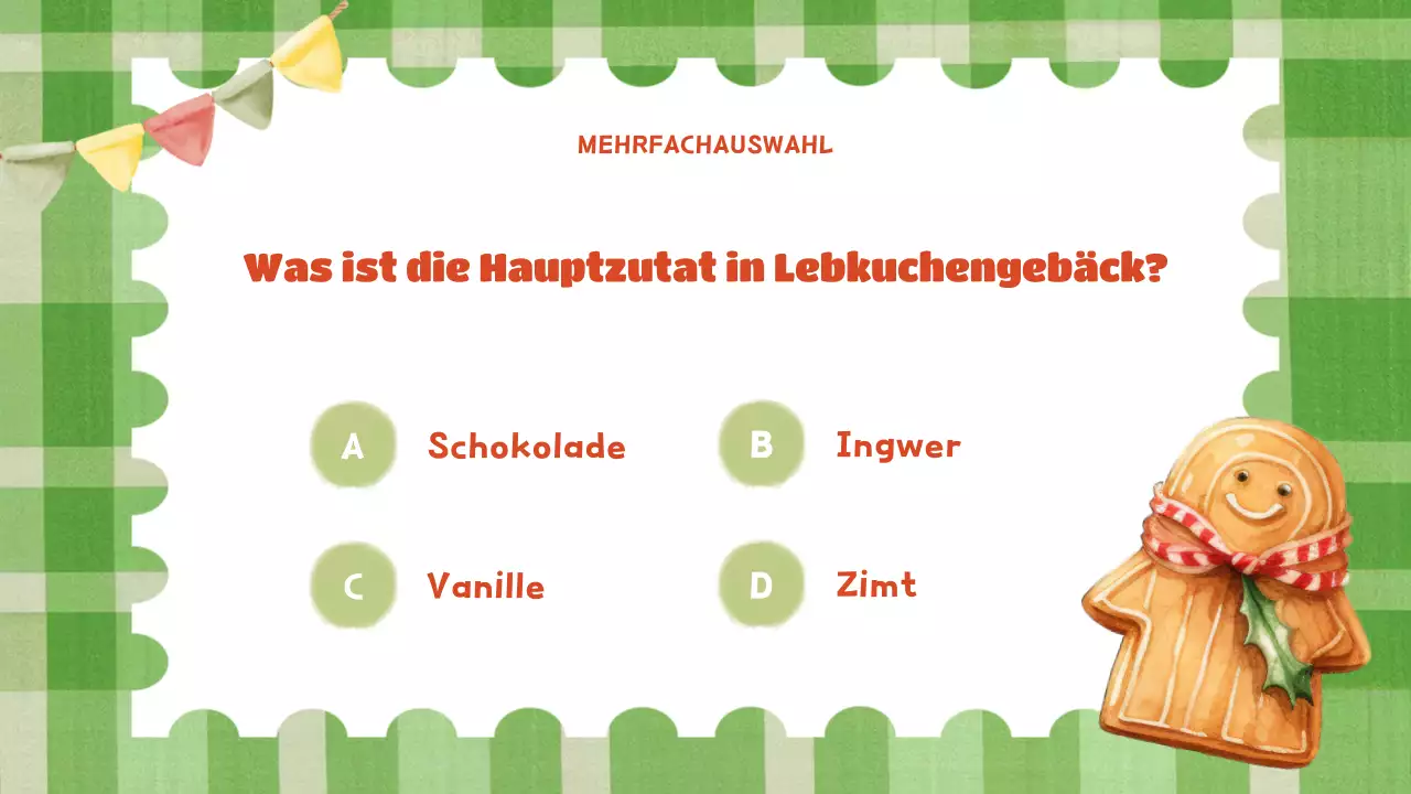 grüne festliche Weihnachtspräsentation