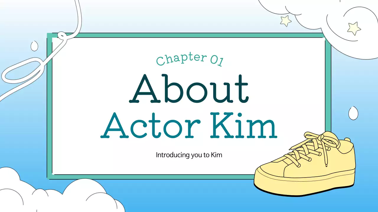 Blue Trendy K-Drama Pitch Presentation