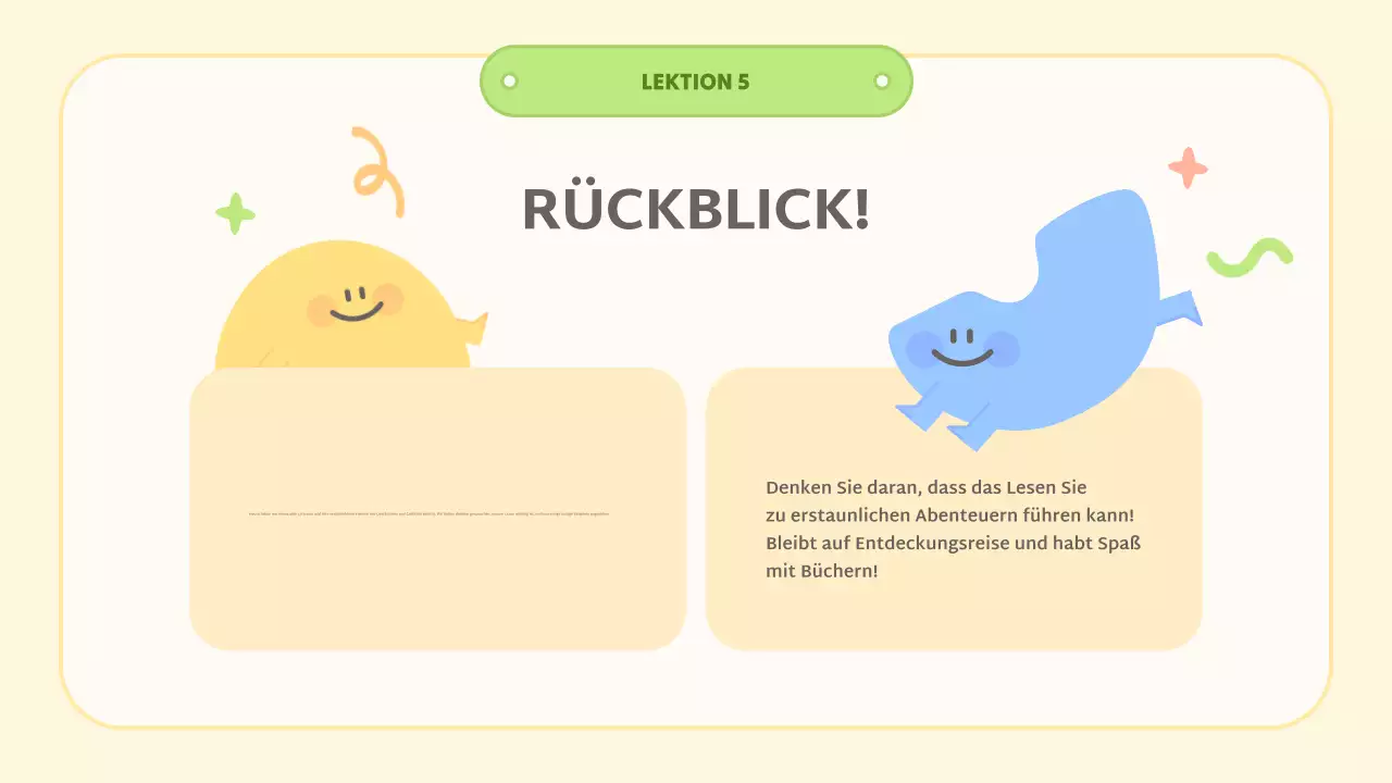 gelbe abstrakte Literaturklasse